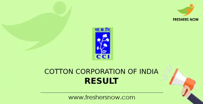 Cotton Corporation of India Result