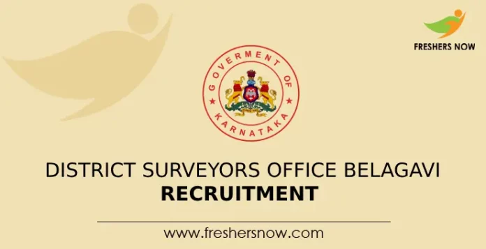 District Surveyors Office Belagavi Recruitment