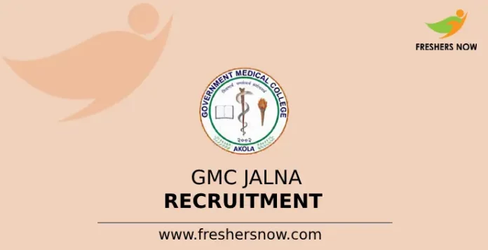 GMC Jalna Recruitment