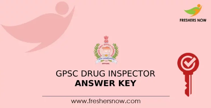 GPSC Drug Inspector Answer Key