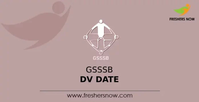 GSSSB DV Date