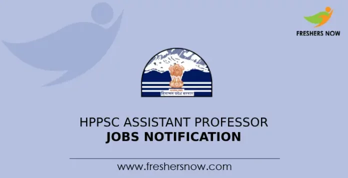 HPPSC Assistant Professor Jobs Notification