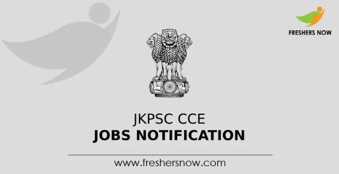 JKPSC CCE Jobs Notification