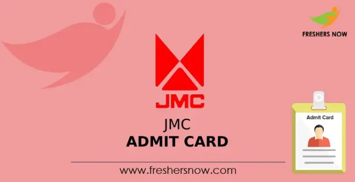 JMC Admit Card