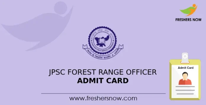 JPSC Forest Range Officer Admit Card