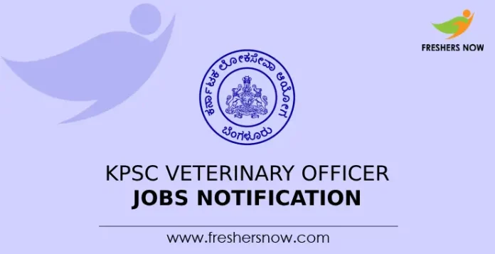 KPSC Veterinary Officer Jobs Notification