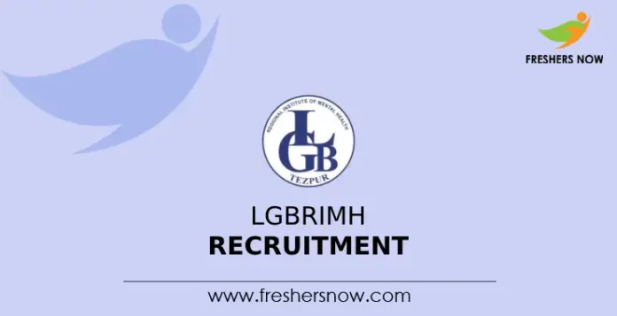 LGBRIMH Recruitment