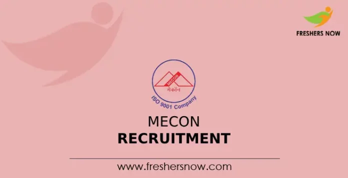 MECON Recruitment