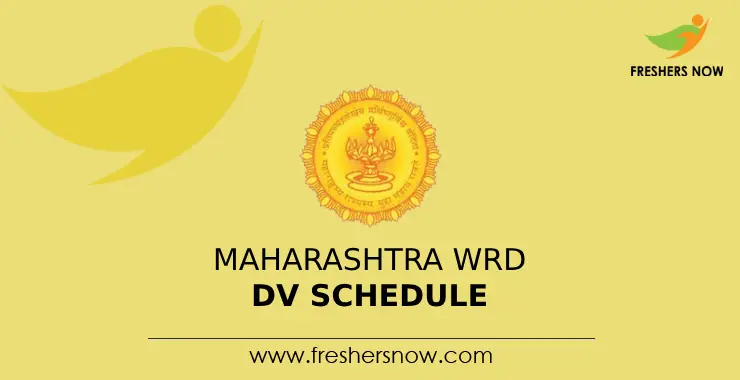 Maharashtra WRD DV Schedule 2024 (Announced)