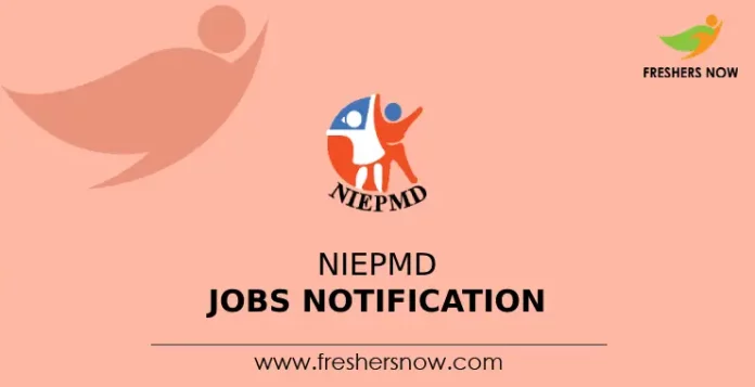 NIEPMD Jobs Notification