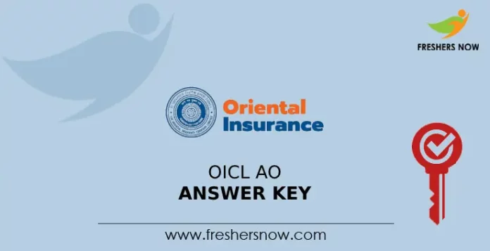 OICL AO Answer Key