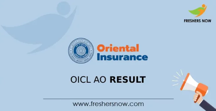 OICL AO Result