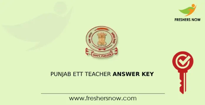 Punjab ETT Teacher Answer Key