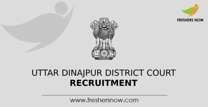 Uttar Dinajpur District Court Recruitment