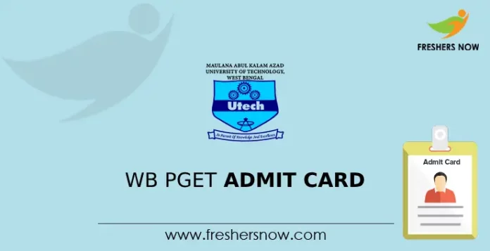 WB PGET Admit Card