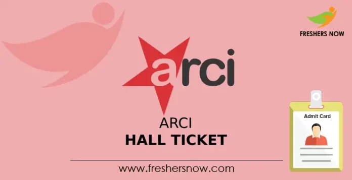 ARCI Hall Ticket