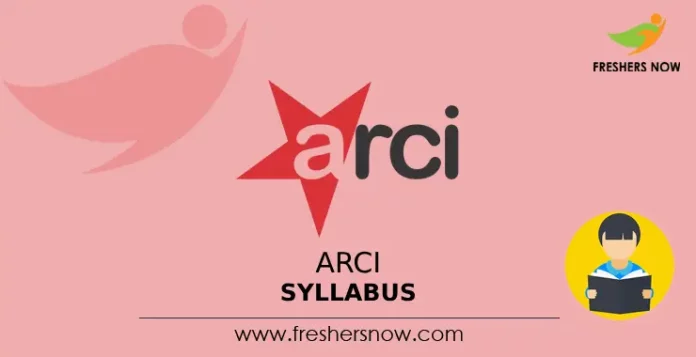 ARCI Syllabus