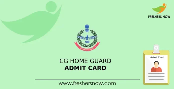 CG Home Guard Admit Card