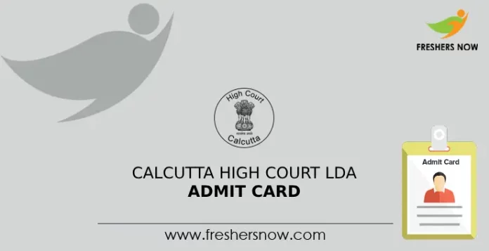 Calcutta High Court LDA Admit Card