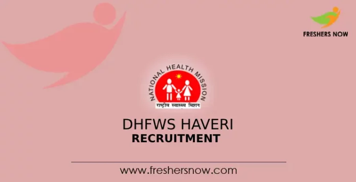 DHFWS Haveri Recruitment 2024