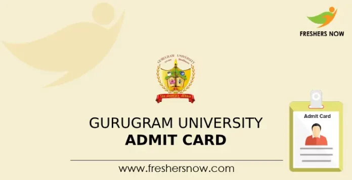 Gurugram University Admit Card