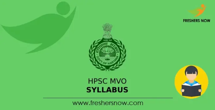 HPSC MVO Syllabus