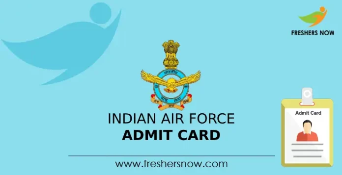 Indian Air Force Admit Card