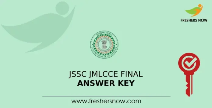 JSSC JMLCCE Final Answer Key