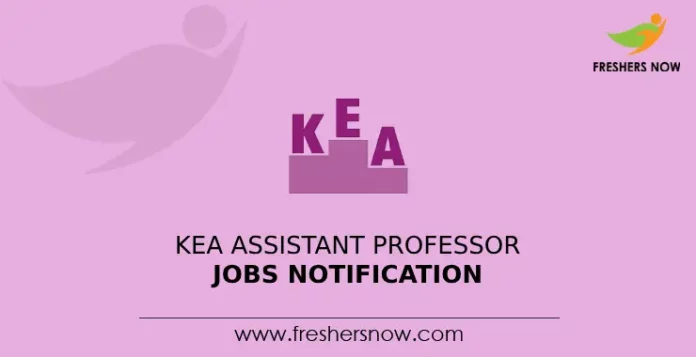 KEA Assistant Professor Jobs Notification