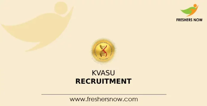 KVASU Recruitment