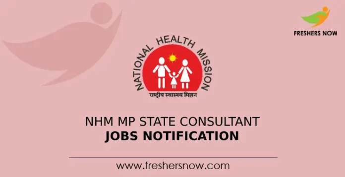 NHM MP State Consultant Jobs Notification