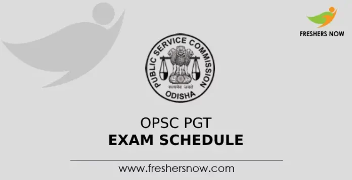 OPSC PGT Exam Schedule