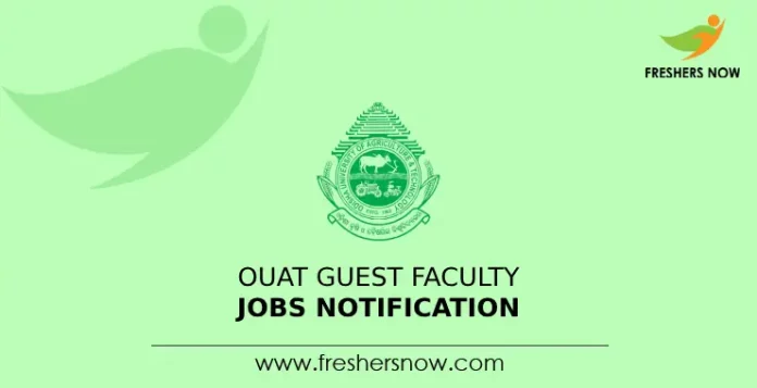 OUAT Guest Faculty Jobs Notification