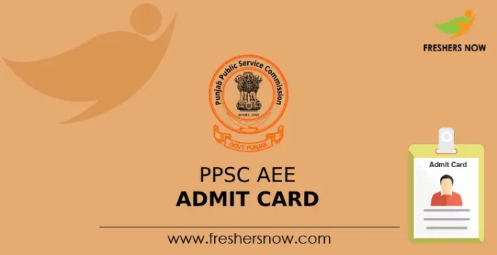 PPSC AEE Admit Card