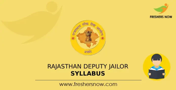 Rajasthan Deputy Jailor Syllabus