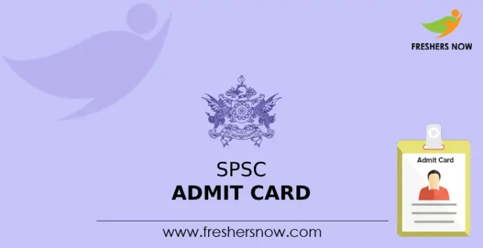 SPSC Admit Card