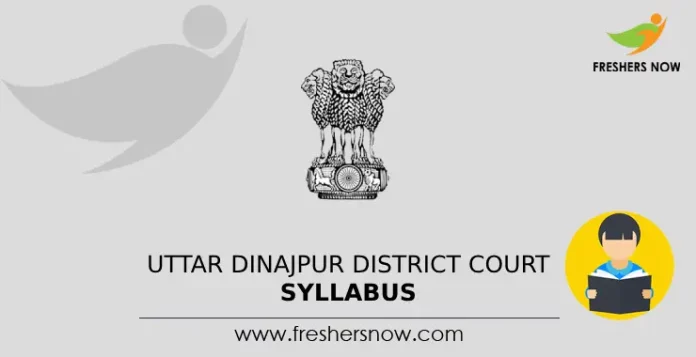 Uttar Dinajpur District Court Syllabus