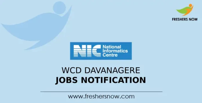 WCD Davanagere Jobs Notification