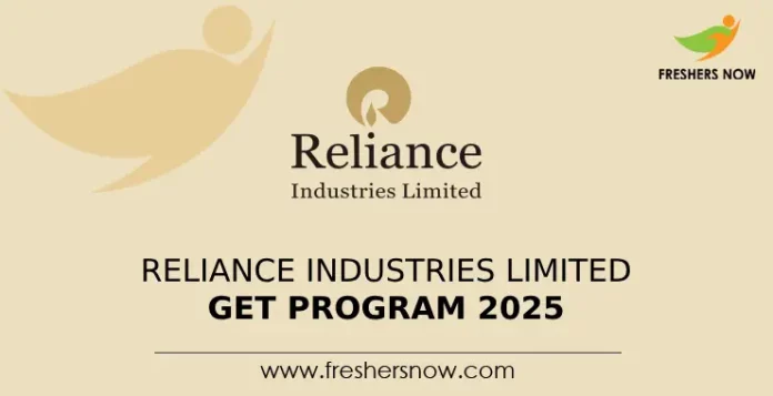 Reliance GET Program 2025